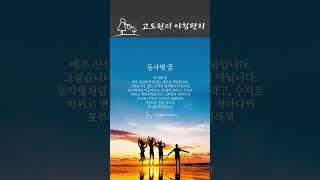 # 고도원의 아침편지 - 동사형 꿈