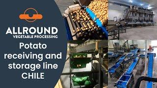 Potato receiving and storage line | Chile | Allround Vegetable Processing