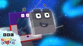 100 Ways to Leave the Planet   | Learn to Count - 123 | Numberblocks