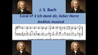 Análisis del Coral nº 2 Ich dank dir, lieber Herre de J. S. Bach