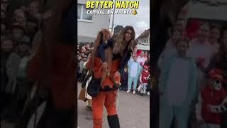 Wild Fasnet witches take off girls shoes and socks  #viralvideo  #tradition #fasnet #shorts