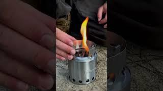 This Twig Camp Stove is FIRE