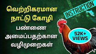 நாட்டு கோழி வளர்ப்பு முறை | கோழி பண்ணை அமைக்க ஆகும் செலவு | How to Start Chicken Farm Business