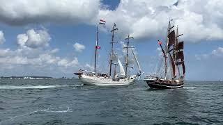 Kieler Woche 2024 - 28.06.2024 - 12:29 Uhr - Artemis und Eye of the Wind an Fahrwassertonne 3