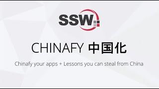 Chinafy your apps + Lessons you can steal from China - Adam Cogan