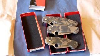 Spyderco Paramilitary vs Military vs Paramilitary 2