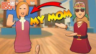 My MOM Tries Rec Room For The First Time!