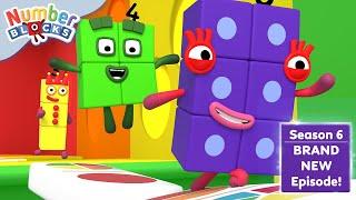  Go Go Domino | Season 6 Full Episode 4 ⭐ | Learn to Count | @Numberblocks