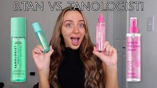 b.tan Gimme the Glow Down Facial Tan Mist vs. Tanologist Self Tan Hydrating & Brightening Face Mist!