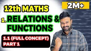 Class 12 Maths NCERT | Chapter 1 Relations & Functions Ex 1.1 Introduction Part 1| 2025