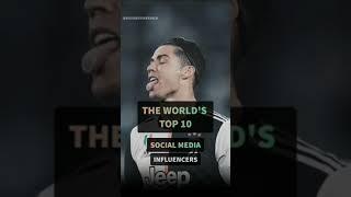 Top 10 influencers in the world #influencer #famous