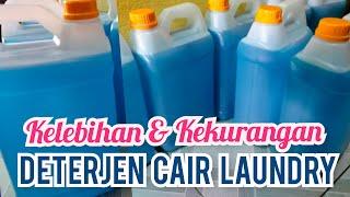 Kelebihan & Kekurangan Deterjen Cair Laundry