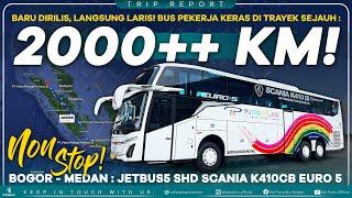 (1/2) Lebih Dari 2000 KM naik Jetbus5 SHD SCANIA K410CB EURO5 Putra Pelangi Perkasa : Bogor - Medan