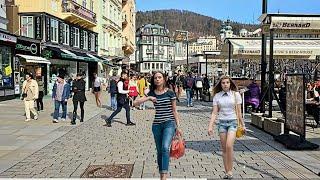 Walking in Karlovy Vary - Spring tour 2024 (8K 60fps)