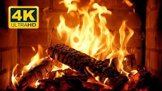  FIREPLACE (12 HOURS). Live Wallpaper 4K ULTRA HD. Fireplace Ambience with Crackling Fire Sounds