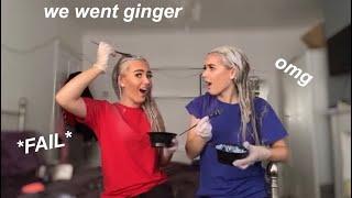 BLEACHING OUR OWN HAIR *gone wrong*