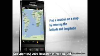 GPS locations with Blackberry Maps