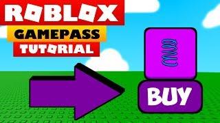 Roblox Studio Tutorial - GAMEPASS GUI