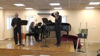 Emanuel Vahl: Jewish trio for flute, viola and piano in 4 movements.