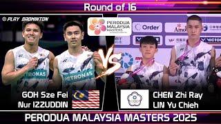 GOH Sze Fei Nur IZZUDDIN vs CHEN Zhi Ray LIN Yu Chieh | Malaysia Masters 2025 Badminton