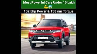 Top 5 Most Powerful Car Under 10 Lakhs in India 2022