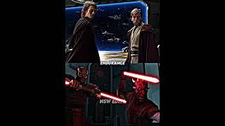 Obi-Wan and Anakin VS Maul and Savage