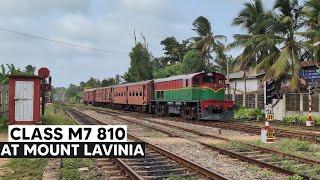 Sri Lanka Railways Class M7 810 at Mount Lavinia