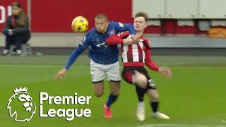 Bryan Mbeumo buries penalty to give Brentford 3-2 lead v. Ipswich Town | Premier League | NBC Sports