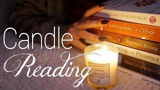  Reading by Candlelight | ASMR | Books, Pages, Soft Speaking 