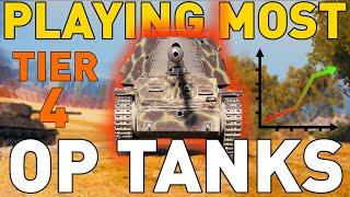 Playing the MOST OP Tier 4s in World of Tanks!