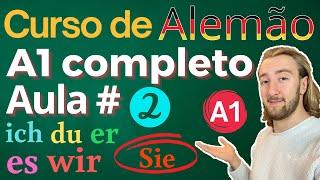 Curso de Alemão A1 completo Aula #2 - Trabalho, Estrutura das Frases, Verbos importantes