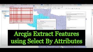 Arcgis Extract Features using Select By Attributes