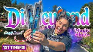  The FIRST DAY of Disneyland MAGIC BANDS ! | Magic Band+ Unboxing, 1st Time Set Up + MORE!