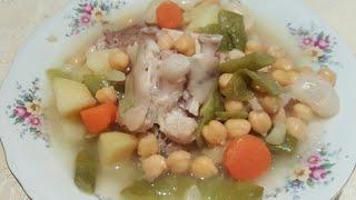 Puchero o cocido de garbanzos en olla GM G