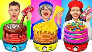 Me vs Grandma Cooking Challenge | Cake Decorating Hacks & Recipes by RATATA