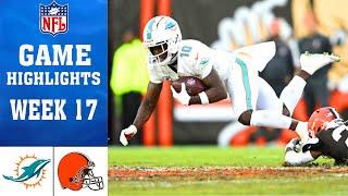 Miami Dolphins vs Cleveland Browns [WEEK 17] Game Highlights | NFL Season 2024