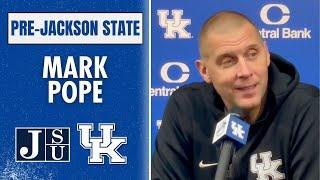 Mark Pope pre-Jackson State press conference | Kentucky MBB