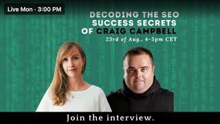 Join our interview about building SEO teams and winning powerful backlinks.