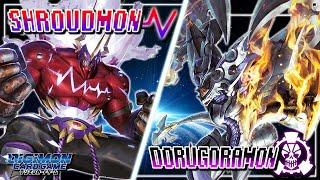 Digimon Card Game : Shroudmon (Hacker Judge) VS Dorugoramon (S.o.C) [BT-16]