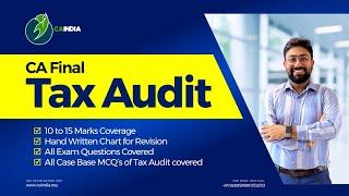 Lec1 - Tax Audit Full Lecture with all past year Questions By CA Kapil Goyal| Audit under Fiscal Law