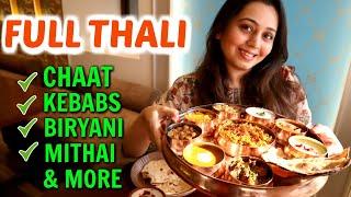 North Indian THALI in Mumbai | Indian Street Food, Biryani with Organic Ingredients