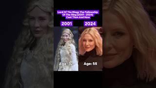 Lord Of The Rings The Fellowship Of The Ring (2001 - 2024) Cast Then And Now #thenandnow