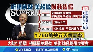 美超微遭爆"再犯財務造假" 股價一度嚇崩8.7%! 美超微遭控財報造假 專家:翻舊帳行為過於武斷│記者 劉至柔 張詠筌│【國際焦點】20240828│三立新聞台