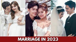 TOP CHINESE ACTOR WHO GOT MARRIED IN REAL LIFE 2023 | #marriage #kdrama