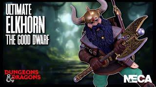 NECA Toys Dungeons & Dragons Ultimate Elkhorn the Good Dwarf Figure | @TheReviewSpot