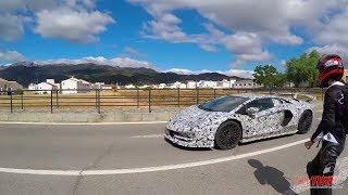 Spotted extreme rare Lamborghini Aventador SV Jota during ToroAdventure tour