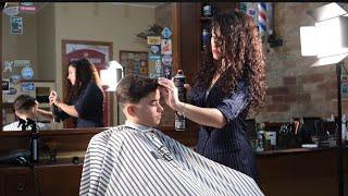 ASMR ITALIAN WOMAN BARBER “SWEETBOY”