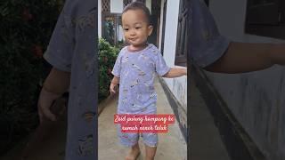 Zaid pulang kampung ke rumah nenek #like #share #subscribe #shorts #pulangkampung #family #rindu