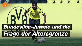 Darf Moukoko bald in der Bundesliga spielen? | SPORTreportage - ZDF