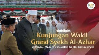 Kunjungan Wakil Grand Syekh Al Azhar di Pondok Modern Darussalam Gontor Kampus Putri